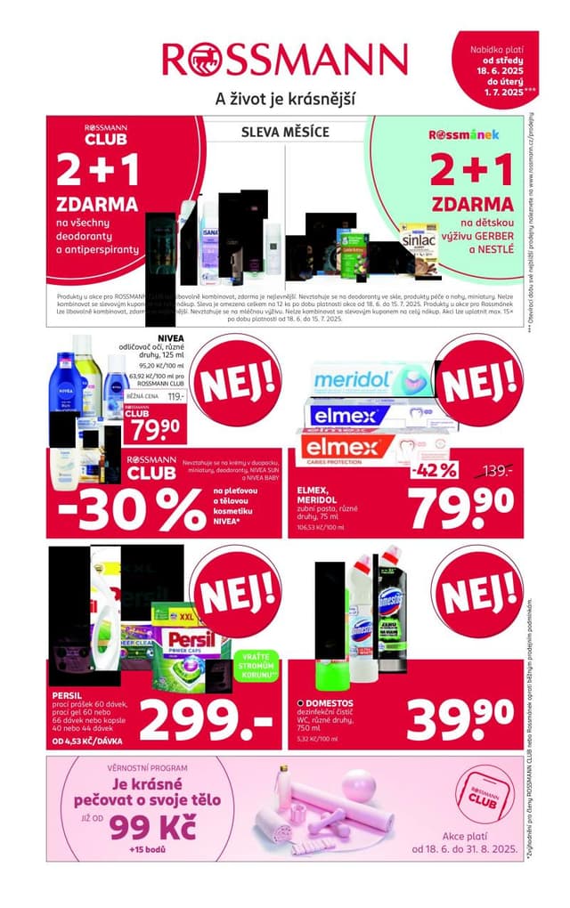 Rossmann drogerie leták 15. - 28.5.