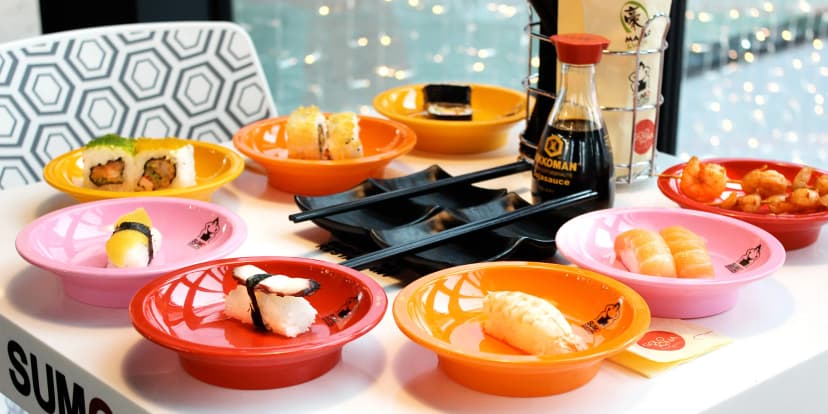 Running sushi v Hradci Králové: 1,5 h konzumace asijských pochoutek pro dospělé i děti